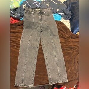 Madewell Perfect Vintage Straight Jeans
Washed Black Gray | Size 27 | Do Well